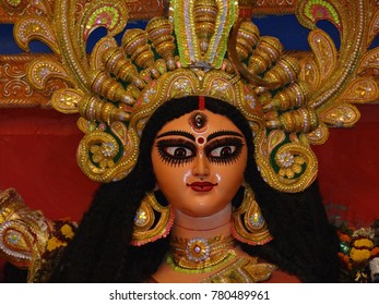 Maa Durga Maha Kali Adi Parashakti Stock Photo 1416269957 