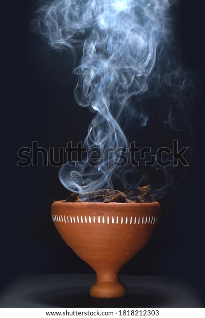 Durga Puja Dhunuchi Smoke Isolated On Stock Photo 1818212303 | Shutterstock