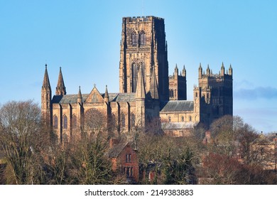 Durham Cathedral on a Sunny Spring Day. Durham City, County Durham, England, UK.