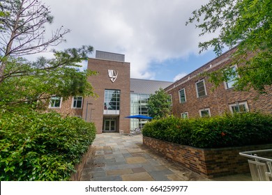 DURHAM, NC, USA - JUNE 18: Duke Law School On June, 18, 2017 At Duke University In Durham, North Carolina.