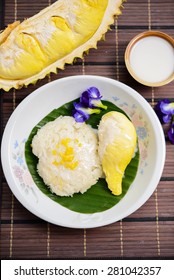 Durian And Sticky Rice