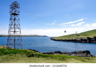 Dursey Island Old Cable Car In Beara Peninsula.Ireland