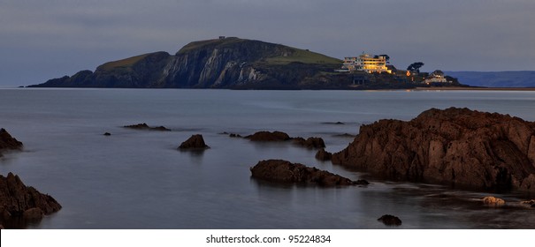 Dusk At Burgh Island, UK