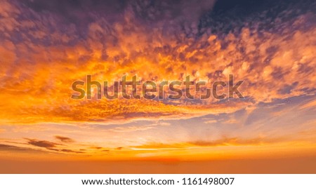 Dusk clouds image