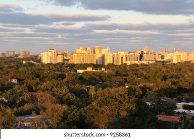 Dusk Over Coral Gables, Florida