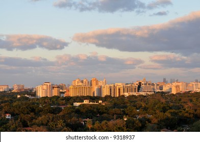 Dusk Over Coral Gables, Florida