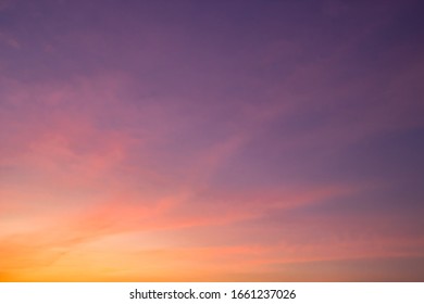 dusk sky in the evening - Shutterstock ID 1661237026