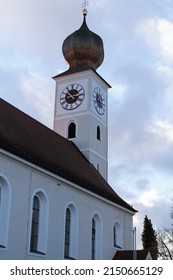 Dusk In A Small Bavarian Town