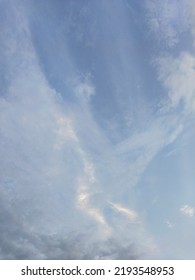 Dusky Cirrus Clouds Dancing In The Earth's Surface