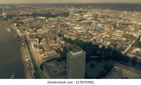 Dusseldorf In Germany, Aerial City View