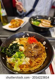 Dusseldorf, Germany, October, 2020 - Japanese Ramen