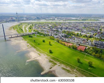 Dusseldorf Oberkassel Aerial View Germany