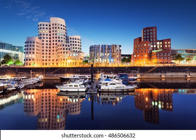 Dusseldorf Zollhof Skyline