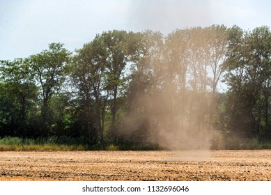 Dust devil or small tornado
