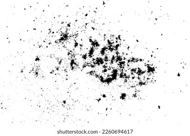 Dust Particles on a black background.
				Explosion Debris.