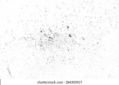 Dust Particles On The White Background, Can Use As Overlay Texture