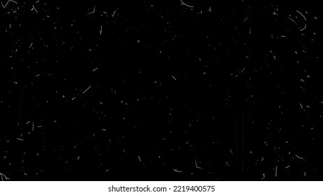 Dust and scratches damaged film surface. Grunge texture. Retro vintage effect on black background. - Shutterstock ID 2219400575