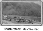 Dust Storm in Rolla, Kansas. May 6, 1935. The photo was sent to President Franklin Roosevelt this note, 