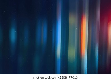 Dusted Diffraction Grading Effect Overlays. Dusted Prismatic Holographic Color, Abstract Light Refraction, Beautifully Blurred Photo Design, Old Spectral Rainbow Distortions
