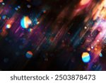 Dusty Glitter Rainbow Bokeh Overlays - High-Resolution Overlays with Soft Pastel Gradient and Sparkling Bokeh Effects for Magical and Dreamy Visuals in Creative Projects