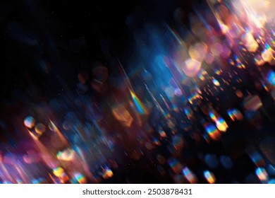 Dusty Glitter Rainbow Bokeh Overlays - High-Resolution Overlays with Soft Pastel Gradient and Sparkling Bokeh Effects for Magical and Dreamy Visuals in Creative Projects - Powered by Shutterstock