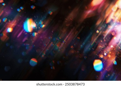 Dusty Glitter Rainbow Bokeh Overlays - High-Resolution Overlays with Soft Pastel Gradient and Sparkling Bokeh Effects for Magical and Dreamy Visuals in Creative Projects