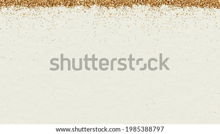 Dusty gold particles pattern background illustration