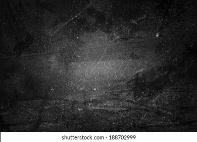 Dusty Grungy Black Surface Texture