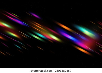 Dusty Kaleidoscopic Light Streams - High-Resolution Overlays Featuring Vibrant and Abstract Kaleidoscopic Light Patterns for Dynamic and Creative Visual Effects in Design Projects