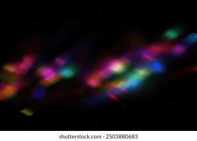 Dusty Kaleidoscopic Light Streams - High-Resolution Overlays Featuring Vibrant and Abstract Kaleidoscopic Light Patterns for Dynamic and Creative Visual Effects in Design Projects - Powered by Shutterstock