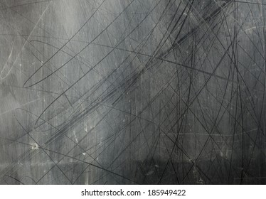 Dusty scratched glass window texture