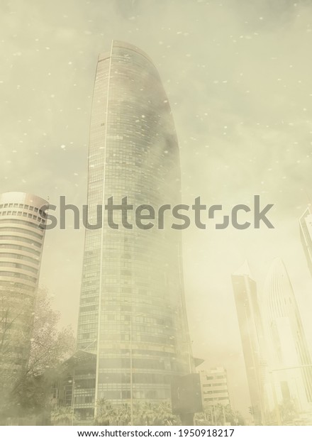 Dusty weather kuwait city\
.