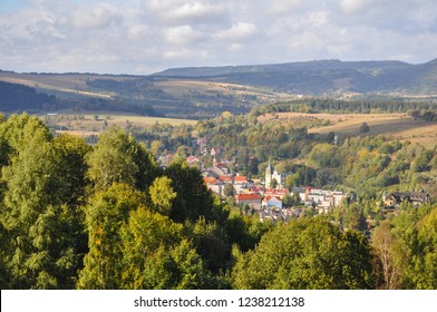 Duszniki Zdroj Town In Central Sudetes Mountains, Lower Silesian Voivodeship Of Poland 