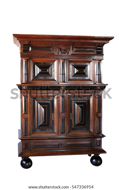 Dutch Cabinets On Stand Made Ebony Stock Photo Edit Now 547336954