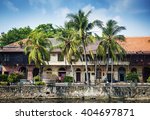 dutch colonial architecture buildings in old town of jakarta indonesia