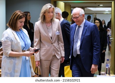 Dutch Defence Minister Kajsa Ollongren Arrives To Attend A EU Defence Ministers Council In Brussels, Belgium, 17 May 2022.
