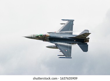 A Dutch F16 during the Air Power Demo at Volkel Airbase 2019