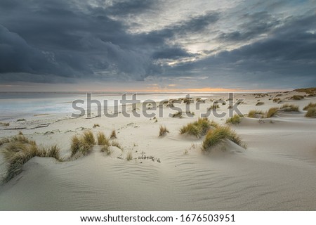 Similar – Landschaft mit Dünen auf der Insel Amrum