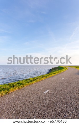 Similar – Image, Stock Photo lonely road in winter, lofoten