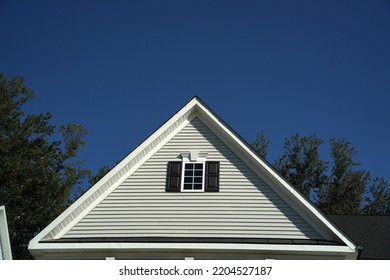 Dutch Roof Of Usa America House Upper Middle Class New Building Area 