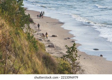 The Dutchman's Cap, In Lithuanian Olando Kepurė, Hill Or Parabolic Dunes With Pine Trees Created By Aeolian Processes On A Moraine Ridge, On The Baltic Sea In Lithuania's Seaside Regional Park