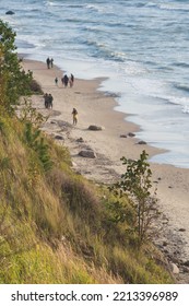 The Dutchman's Cap, In Lithuanian Olando Kepurė, Hill Or Parabolic Dunes With Pine Trees Created By Aeolian Processes On A Moraine Ridge, On The Baltic Sea Lithuania's Seaside Regional Park, Vertical