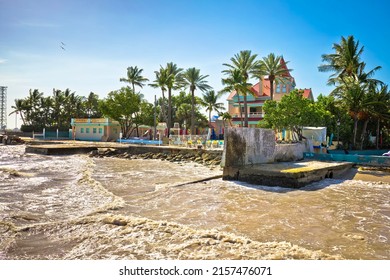 Duval Street Pocket Park beach and waterfront in Key West view, south Florida Keys, United states of America