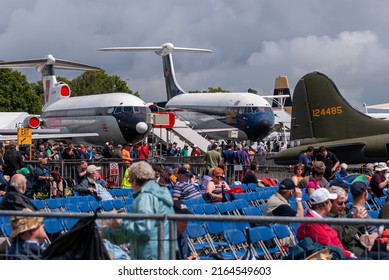 Duxford, Cambridge, United Kingdom - July `14th 2014

Flying Legends Airshow Spectators And Crowd.