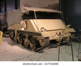 Duxford, UK- July.09.2005: British Loyd Carrier In Imperial War Museum Duxford