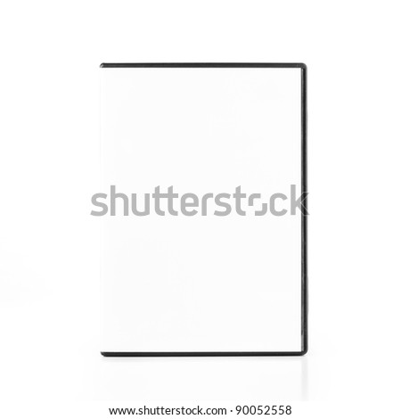 DvD Blank Case isolated on white background