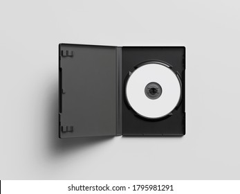 DVD case isolated on white background.