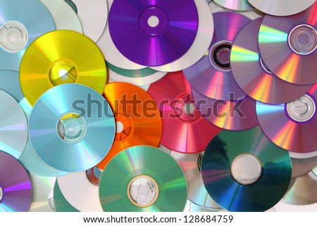 DVD and CD background