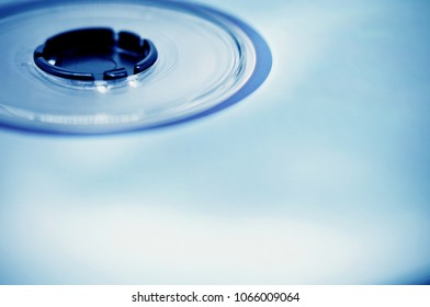 DVD or CD background. Shallow depth of field. Close up.