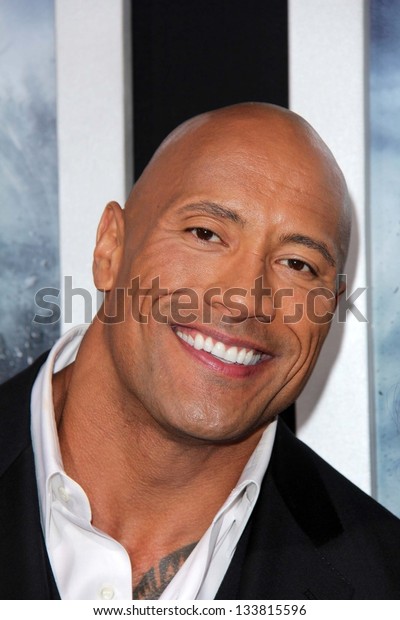 Dwayne Johnson Gi Joe Retaliation Los Stock fotografie 133815596 ...